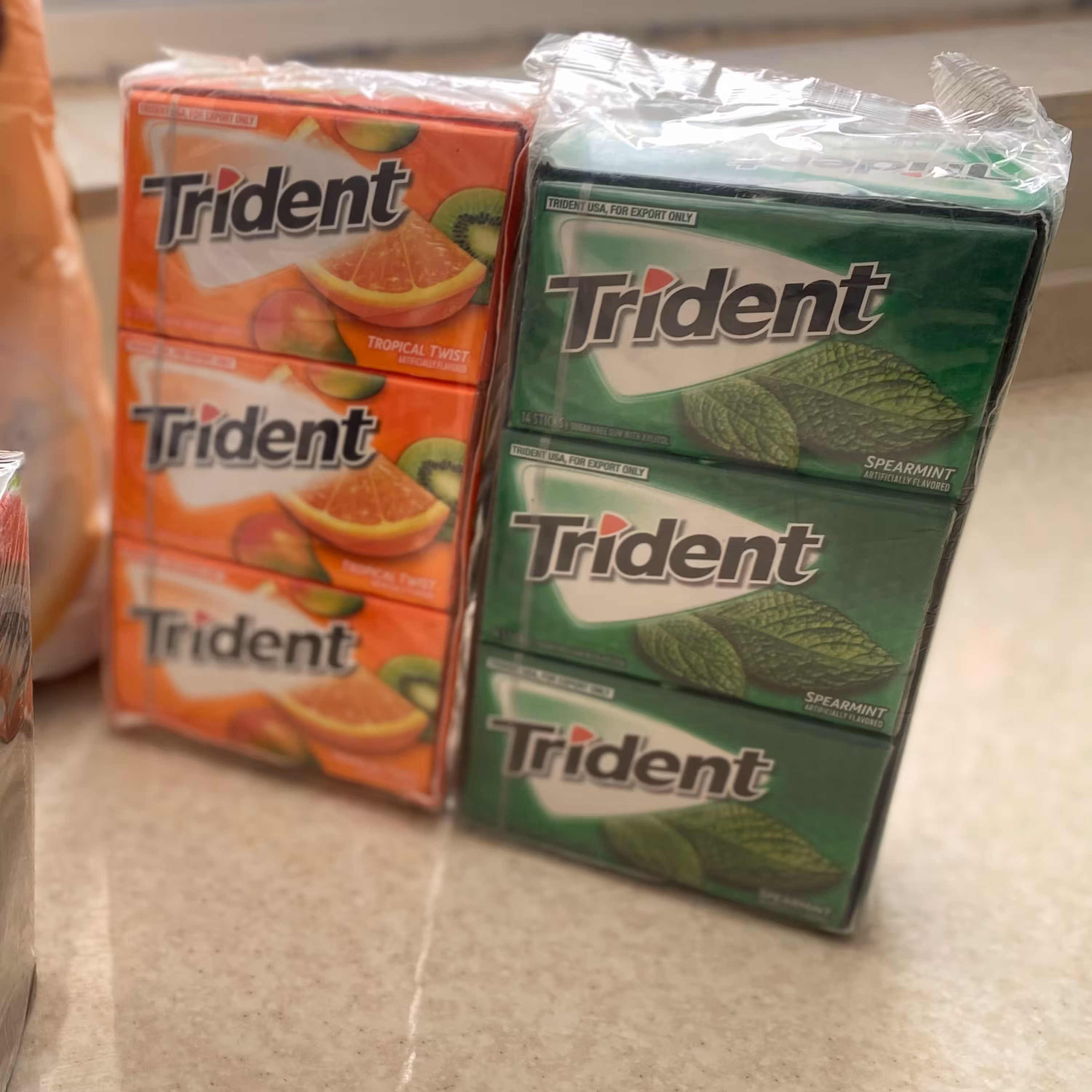 آدامس تریدنت اصلی در طعم های مختلف به قیمت عمده