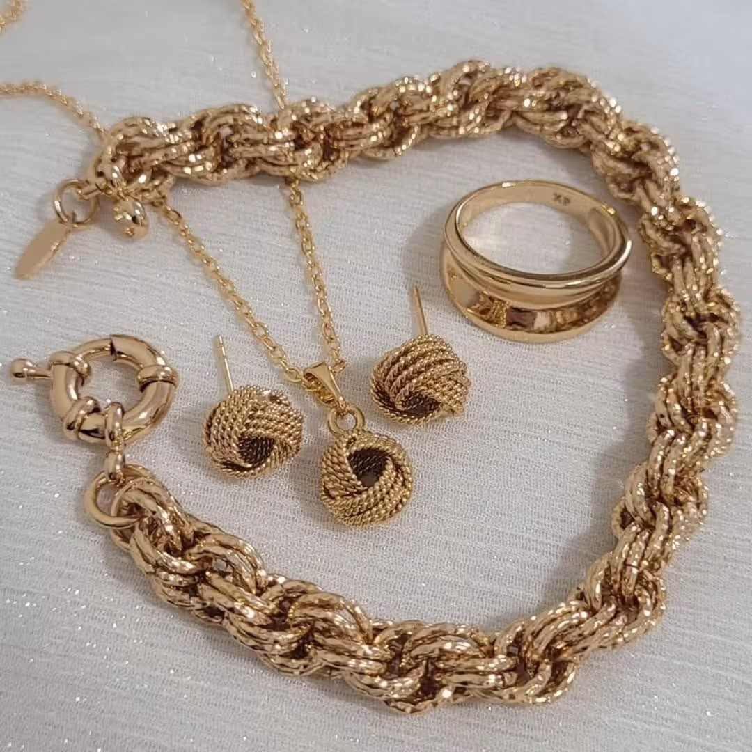 سرویس طرح طلای زنانه، برند مطرح ژوپینگ، مجلسی💍