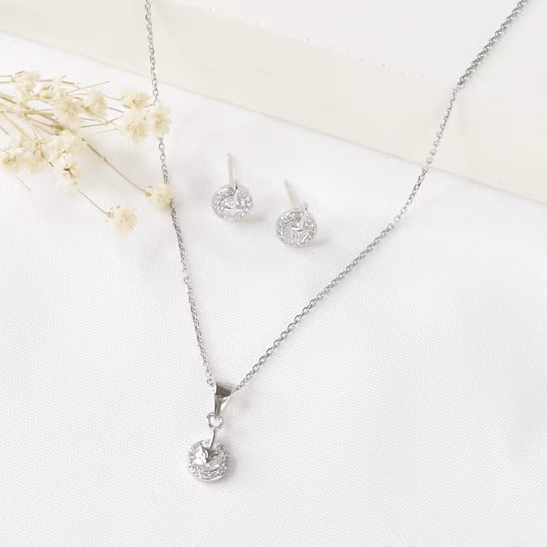 نیمست نقره گرد کد 7185