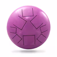 هپی درام 8 نت فولادی ناماسته بنفش کد 150005