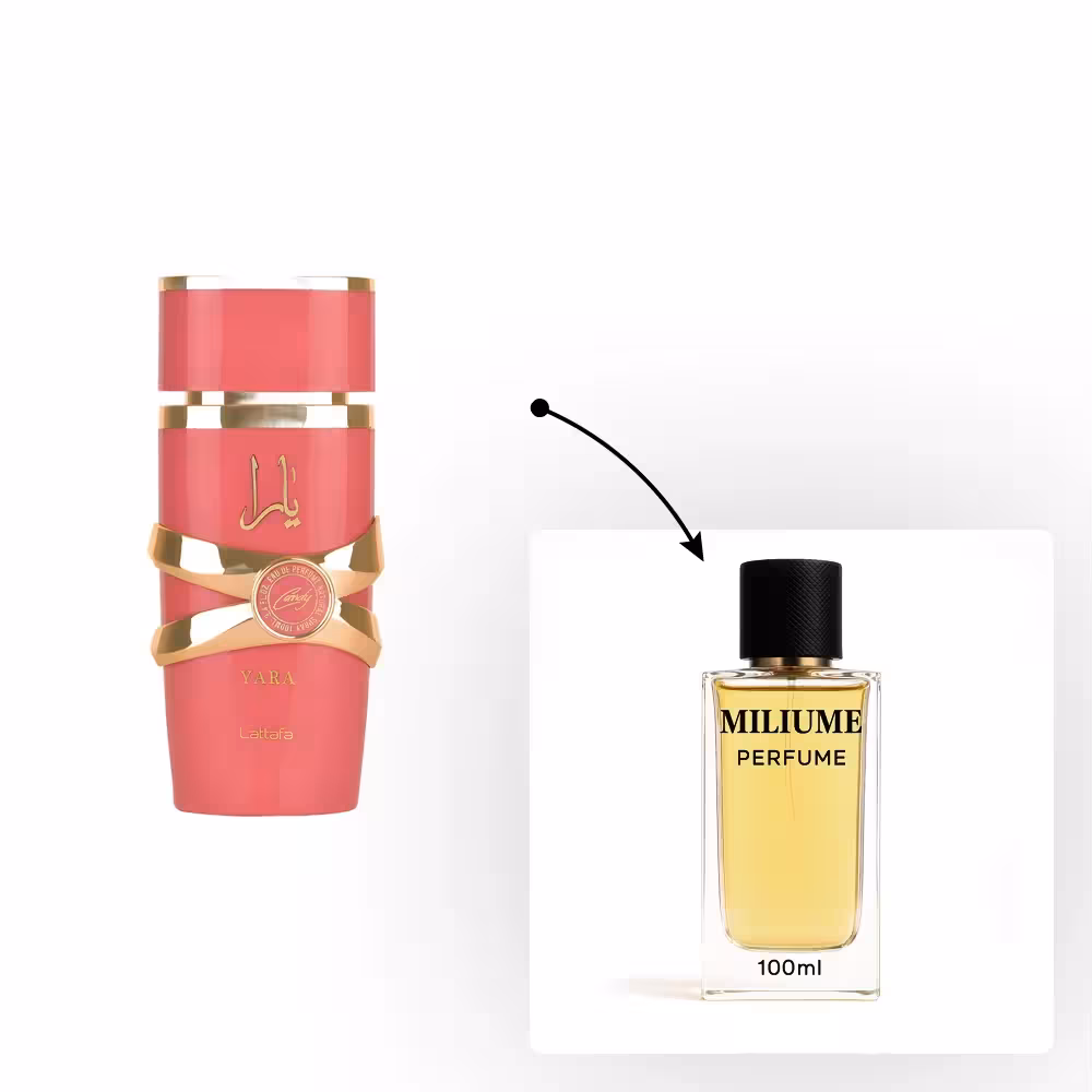 اسانس عطر Lattafa Yara Candy برند kpf - کد 2723 - لطافه یارا کندی 100ML - میلیوم پرفیوم