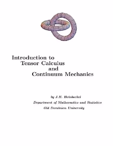 خرید و دانلود نسخه کامل کتاب Introduction to tensor calculus and continuum mechanics