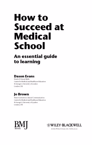 خرید و دانلود نسخه کامل کتاب How to Succeed at Medical School: An Essential Guide to Learning (HOW - How To)