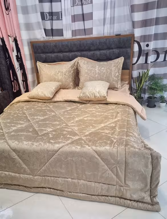 روتختی مخمل طلاکوب 8تکه