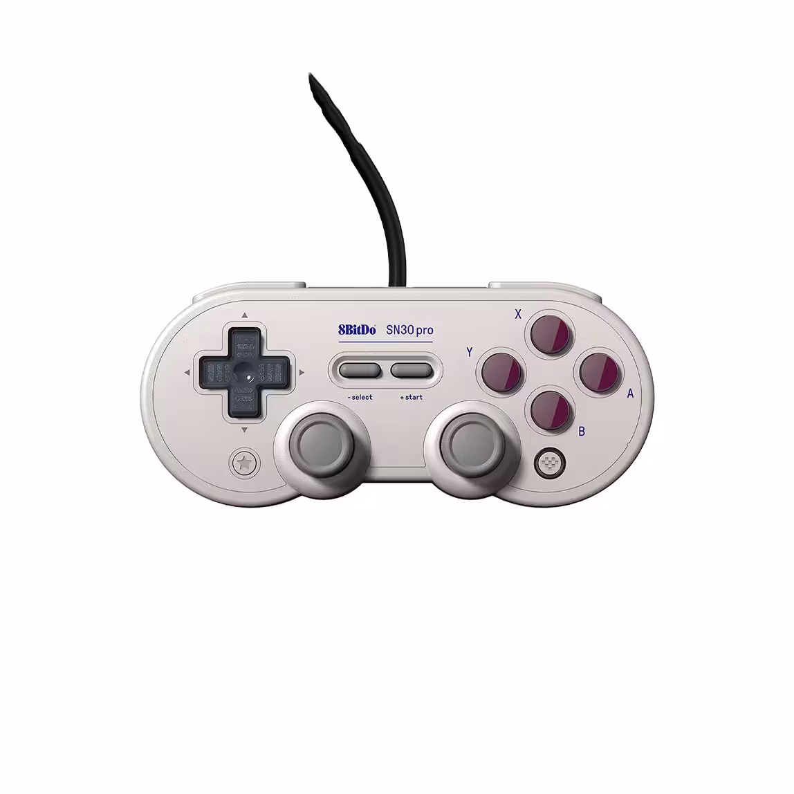 گیم پد 8BitDo SN30 Pro USB نسخه G Classic برای Nintendo Switch خاکستری روشن