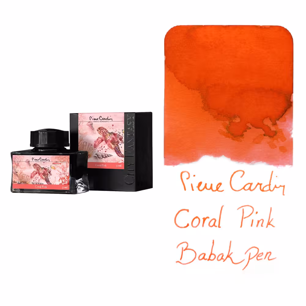 جوهر خودنویس پیرکاردین صورتی مرجانی Pierre Cardin Coral Pink