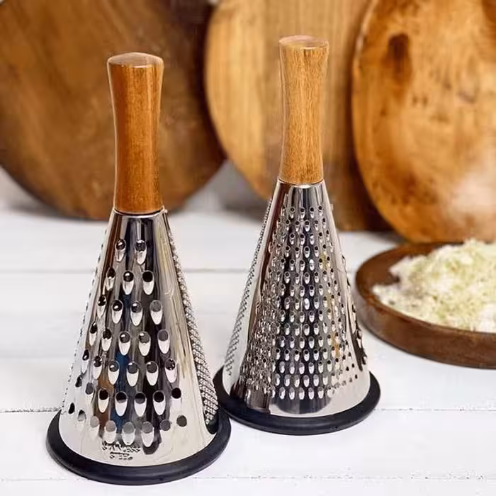 رنده دسته چوبی کوچک مدل مخروطی کد 107