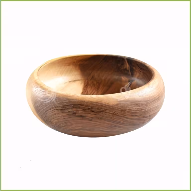 کاسه چوبی خمره ای قطر 30 کد 101534