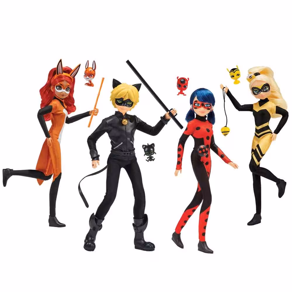 خرید مجموعه عروسک‌ های دخترکفشدوزکی