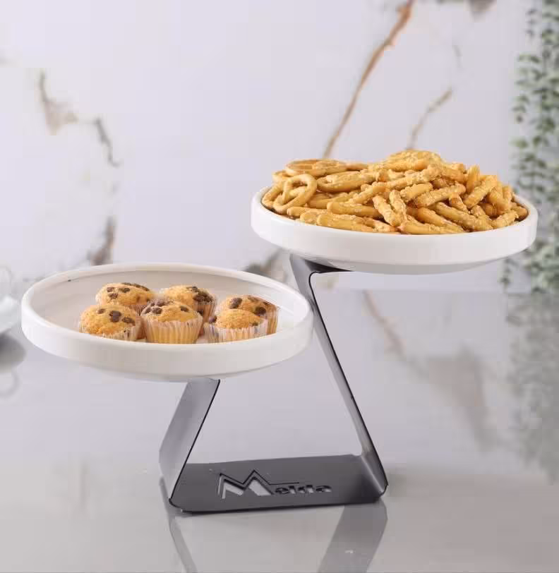 شکلات خوری دو طبقه فلزی