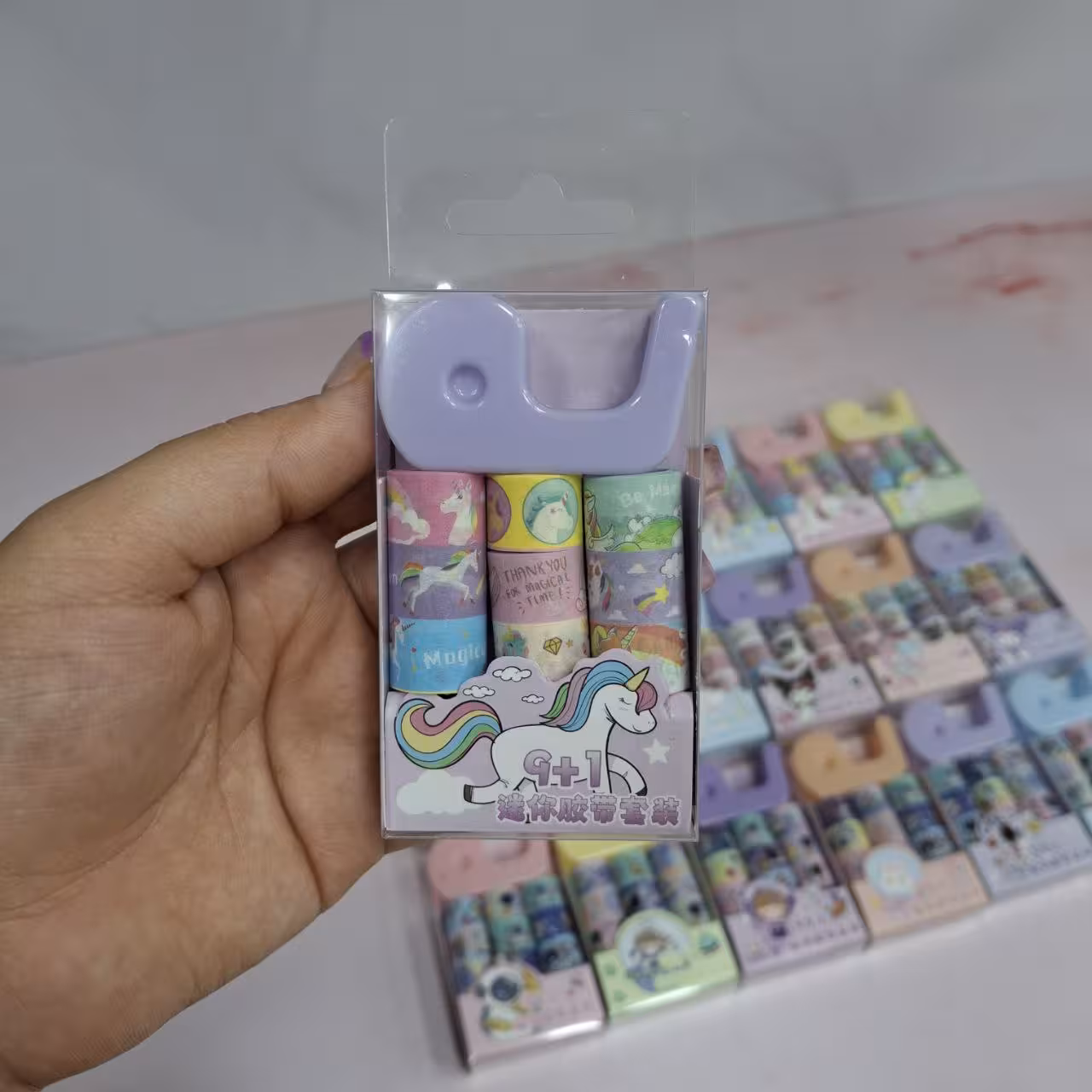 چسب واشی 9 عددی با جا چسبی