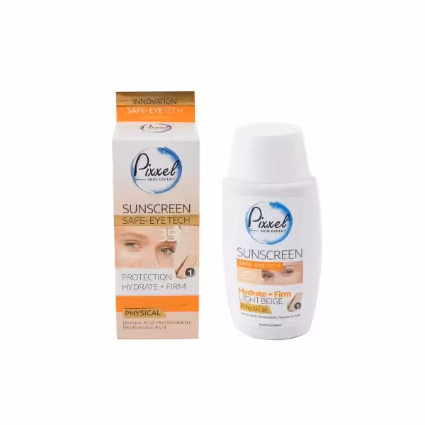 کرم ضدآفتاب دور چشم 35 SPF بژ روشن کد 1 پیکسل 50 میلی لیتر Pixxel