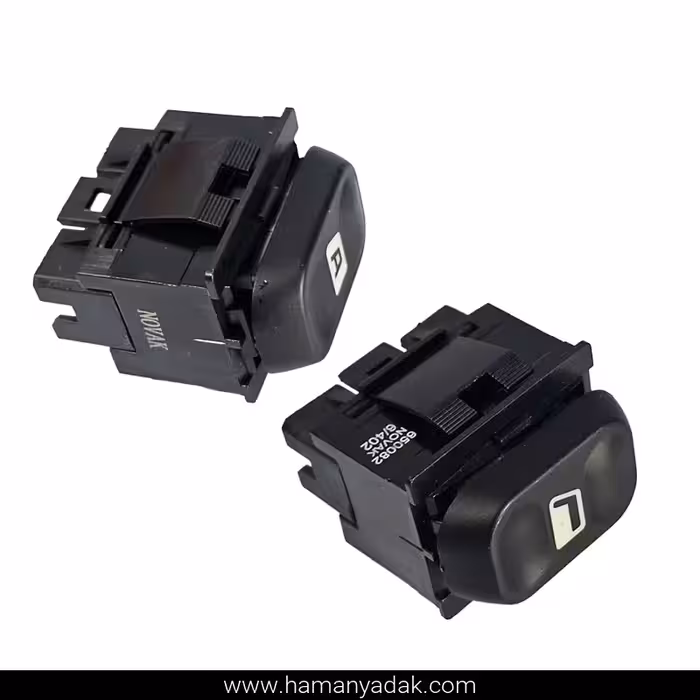 کلید شیشه بالابر جفتی اتو و ساده زانتیا برند NOVAK