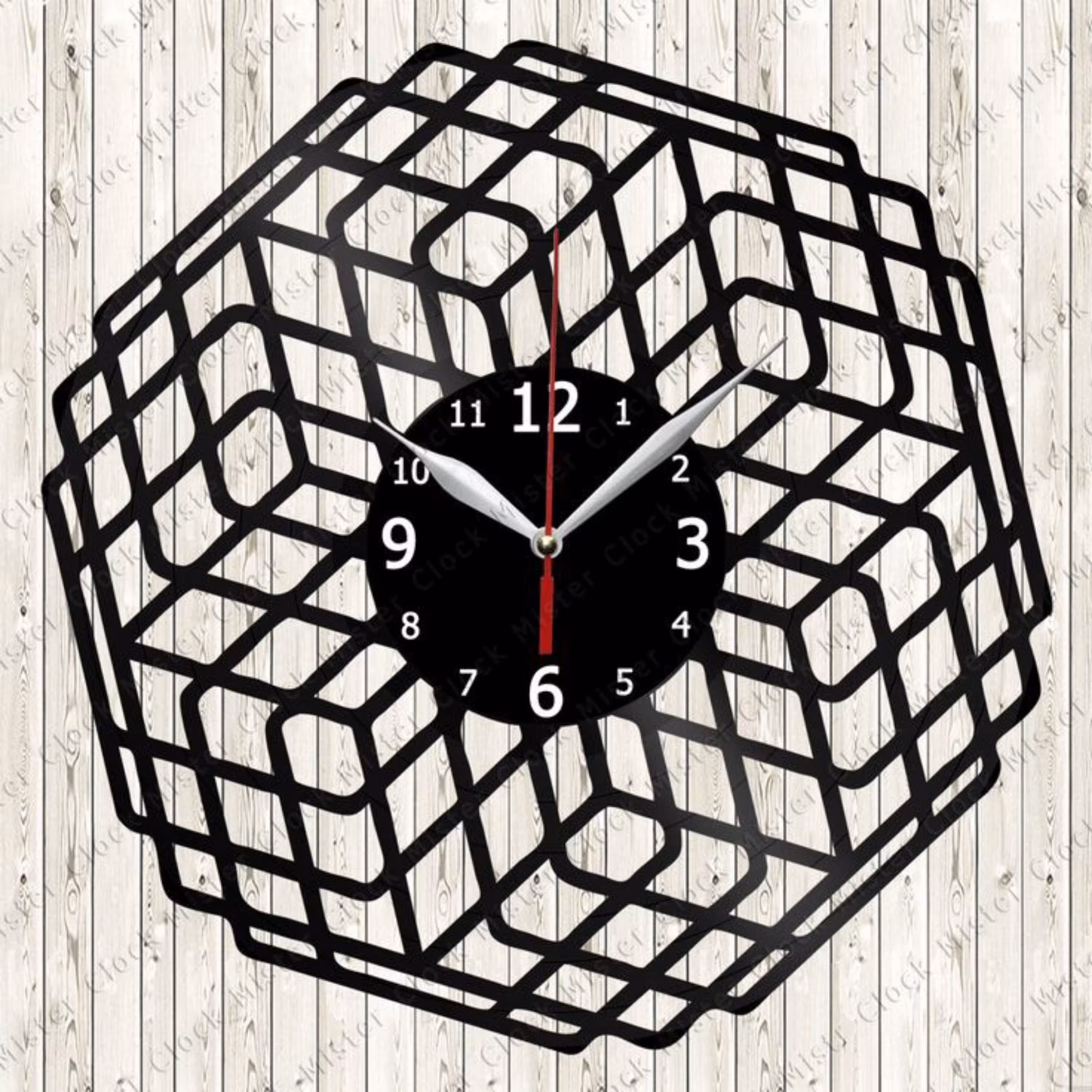 ساعت دیواری تارادکور مدل Cc12 مشکی