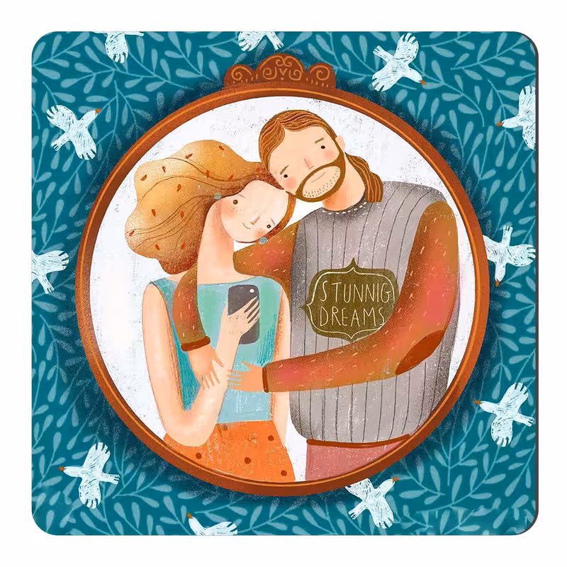 مگنت طرح عشاق کد wmg366