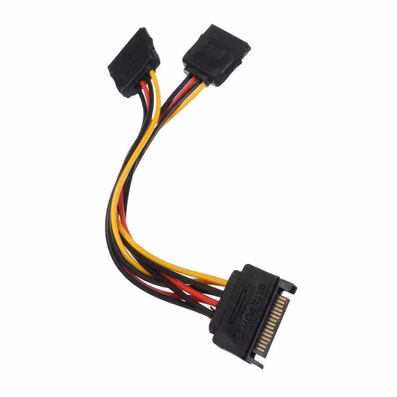 کابل برق ساتا دو به یک بسته چهارعددی