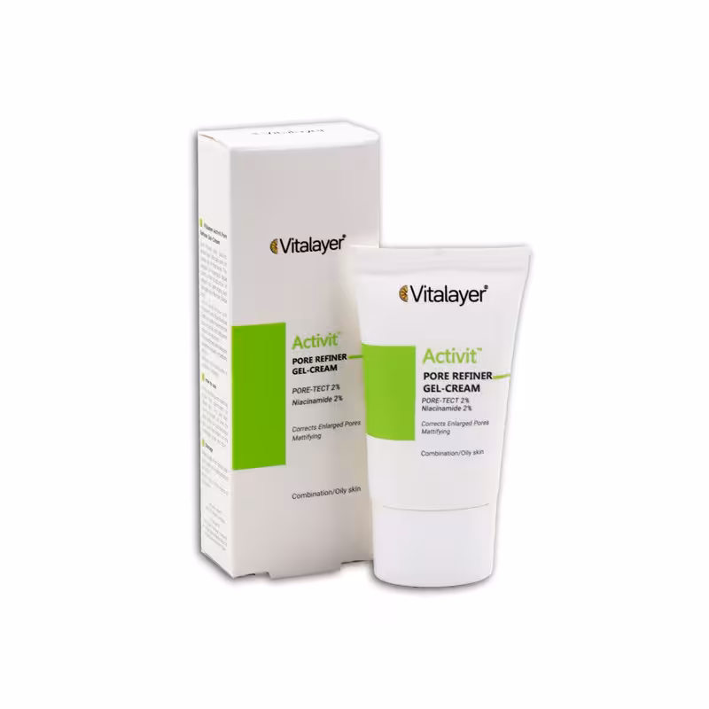 ژل کرم جمع کننده منافذ باز پوست ویتالیر حجم 30 میلی لیتر