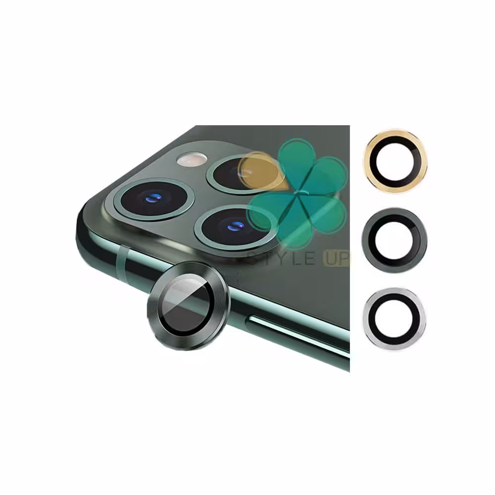 گلس محافظ لنز دوربین گوشی اپل آیفون Apple iPhone 12 Pro مدل دور فلزی