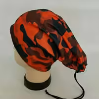 اسکارف پشت بنددار کلاهی قرمز