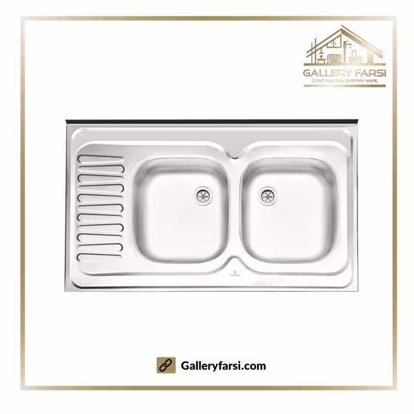 سینک پرنیان استیل روکار مدل 3102