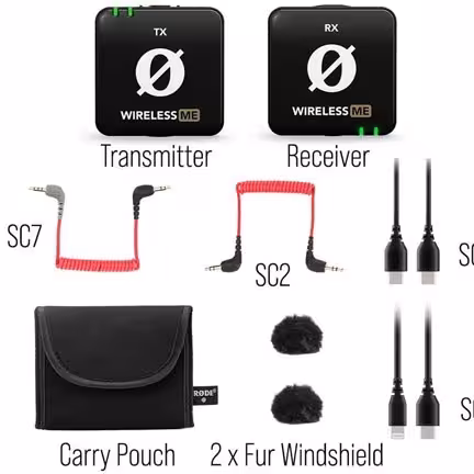 میکروفن یقه ای رود مدل WIRELESS ME کد 948