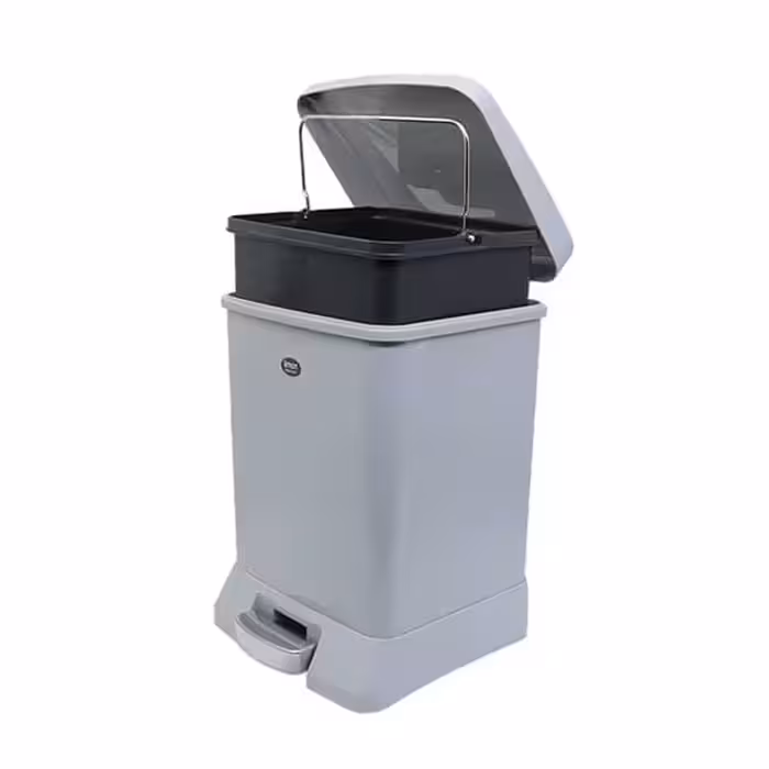 سطل آرام بند 4گوش 12 لیتری 1628 لیمون