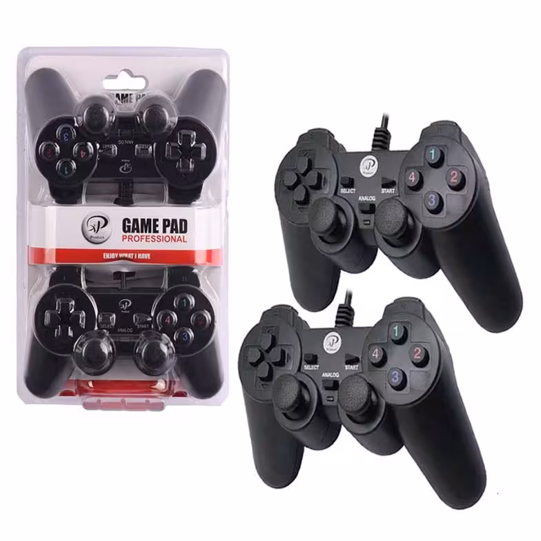 دسته بازی ایکس پی مدل MX213M شوکدار با سیم