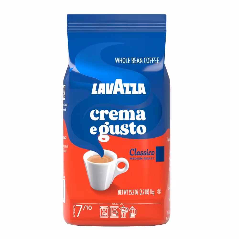 دانه قهوه لاوازا کرما گوستو کلاسیکو یک کیلویی