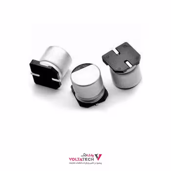 خازن جامد – پلیمری 330uF/16V سایز 10.5*8 مدل SMD