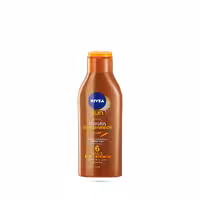 لوسیون برنزه کننده نیوآ سان کاروت با SPF50، کرم ضد آفتاب ضد پیری و ضد لک، کیسه ای سفید