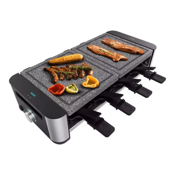 گریل و راکلت چندکاره سکوتک مدل Cheese&Grill 16000 Inox AllStone