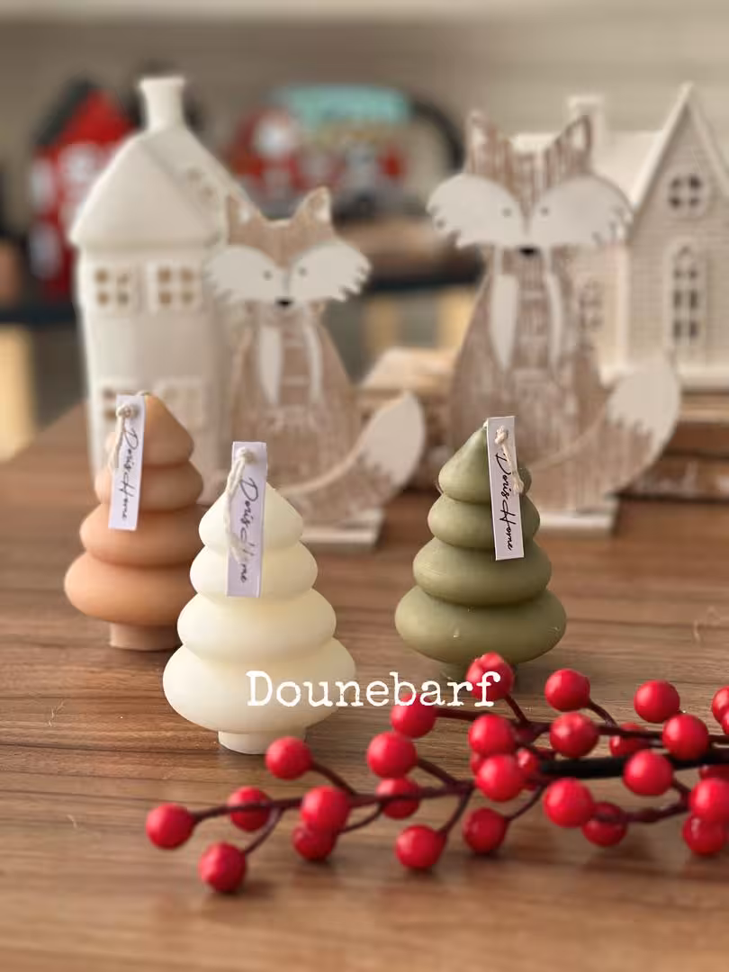 شمع کاج خامه ای