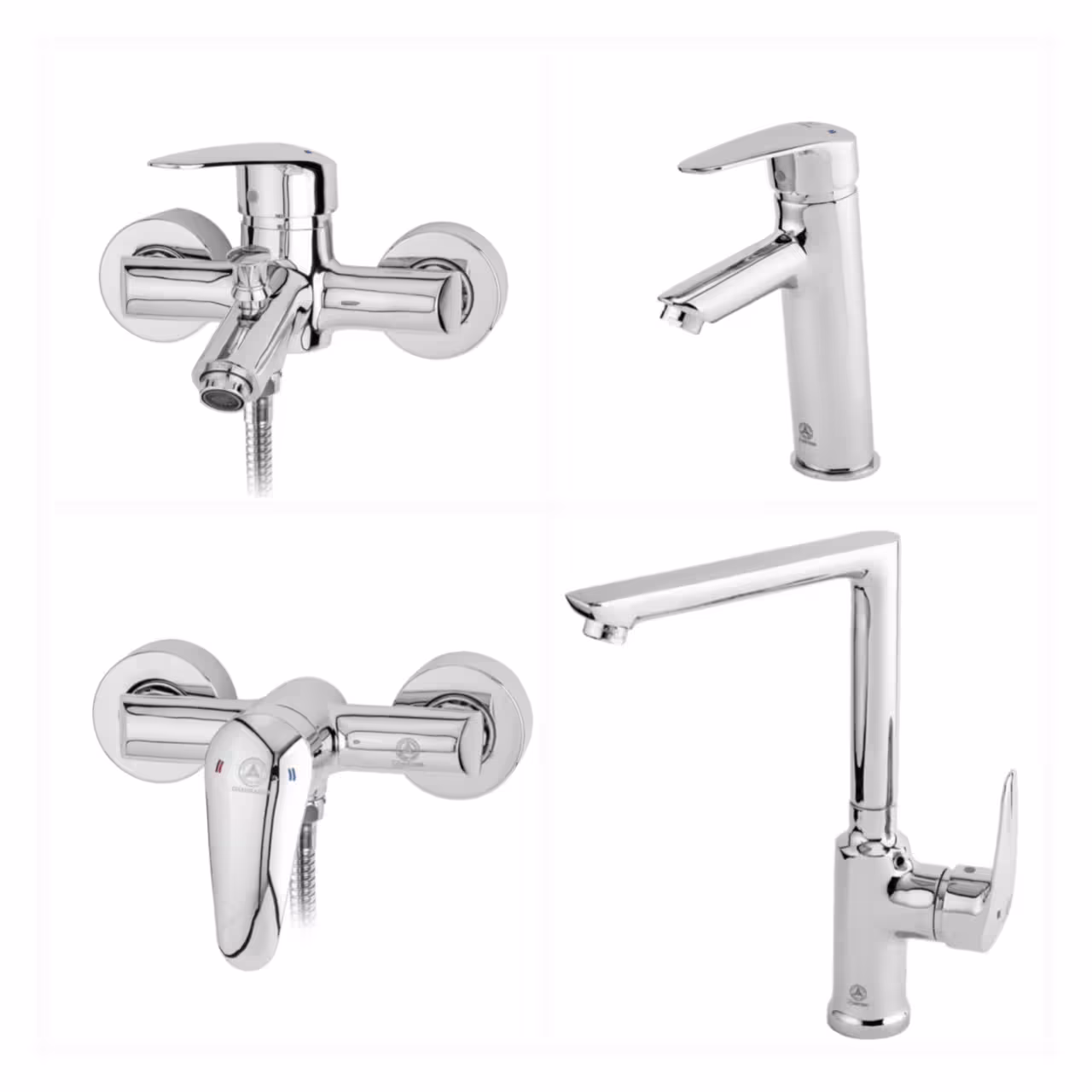 ست شیرآلات چهارتکه قهرمان مدل اطلس