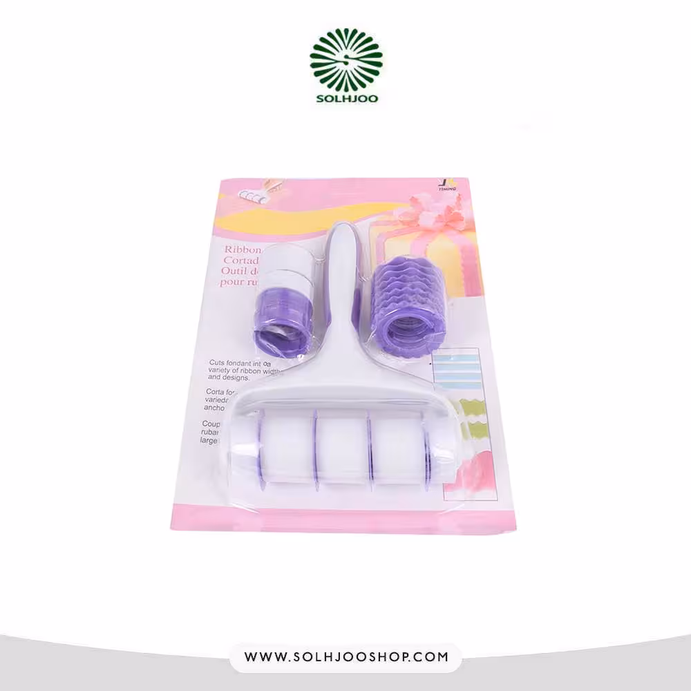 غلطک فوندانت پلاستیکی (ربان بر) 25 تکه