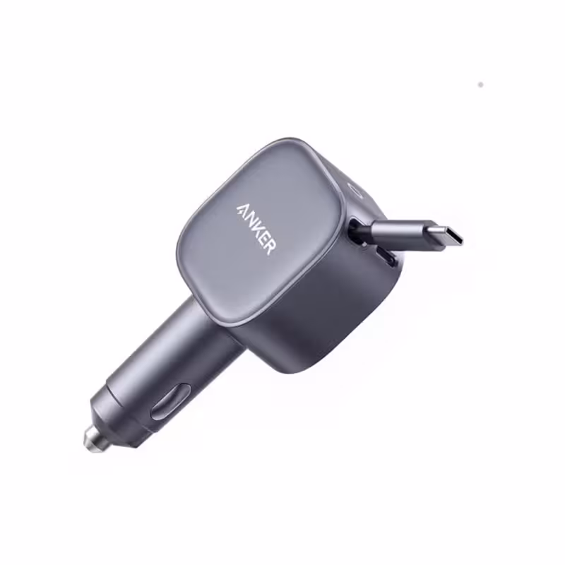 شارژر فندکی انکر مدل 2 in 1 Clutter-free A2738 75W
