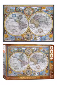 پازل antique world map 6000 2006 1000pcs