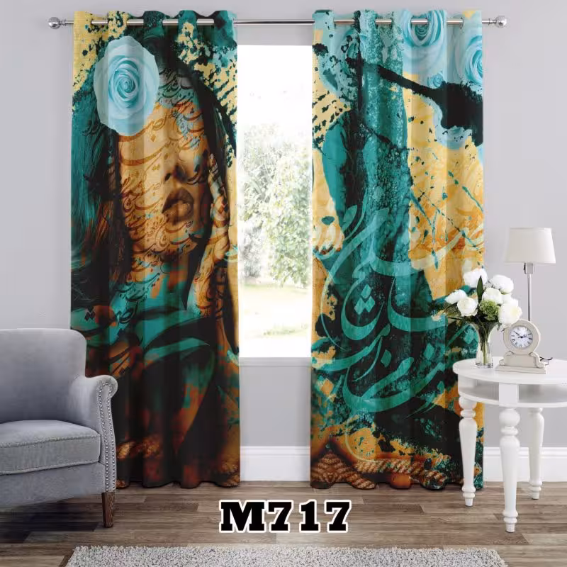 پرده سه بعدی طرح شعر