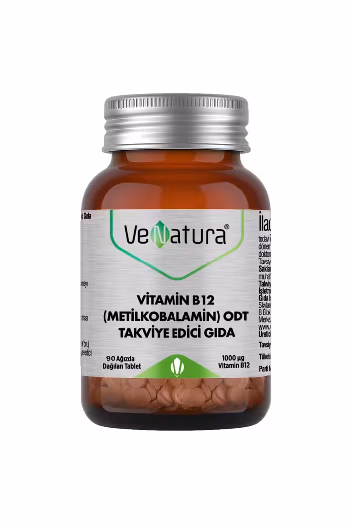 قرص ویتامین ب 12 متیل کوبالامین Venatura بسته 90 عددی