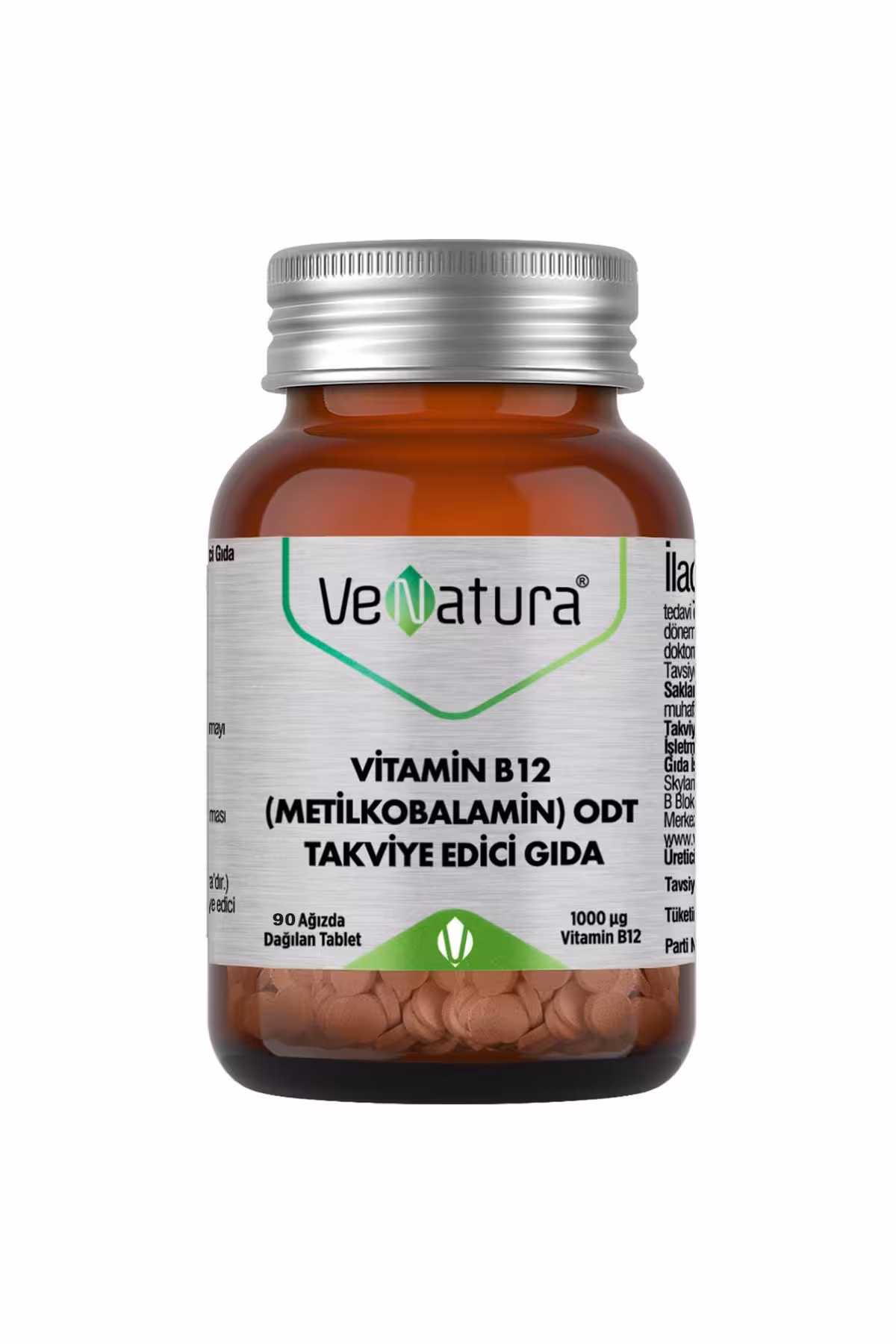 قرص ویتامین ب 12 متیل کوبالامین Venatura بسته 90 عددی