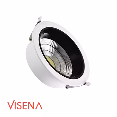 چراغ سقفی COB متالایت توکار 10 وات ویسنا