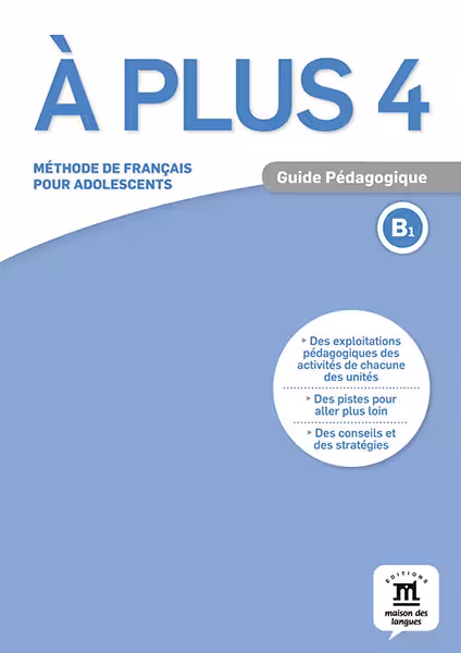 دانلود کتاب A plus 4 – Guide pedagogique