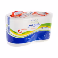 دستمال توالت دو قلو حریر بسته 2 عددی