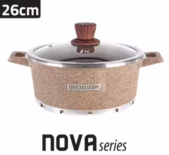 قابلمه گرد گرانیتی مدل 8401 سایز 26 زیو / ZIO ZCS-8401-26