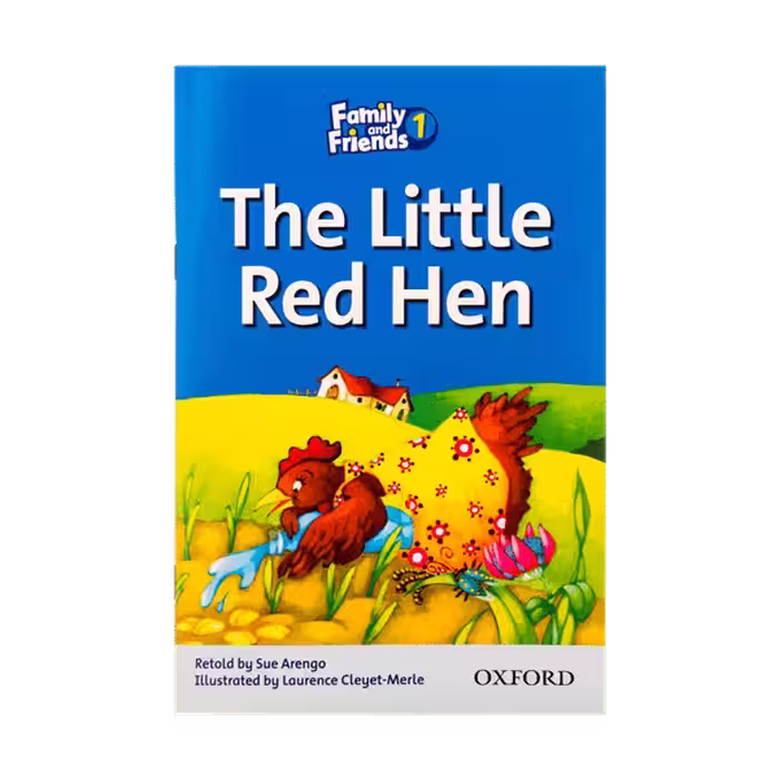 کتاب داستان کوتاه کودکان سطح 1 The little red hen Family Readers