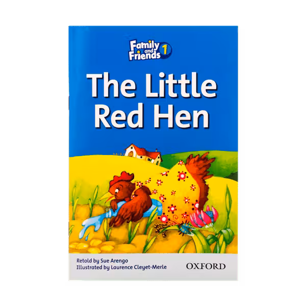 کتاب داستان کوتاه کودکان سطح 1 The little red hen Family Readers