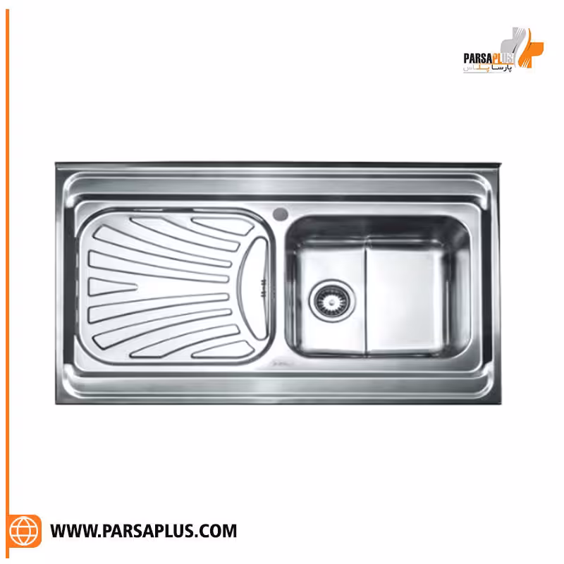 سینک استیل البرز مدل 711/60 روکار