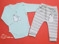 ست 2 تکه طرح پنگوئن گود مارک 3164