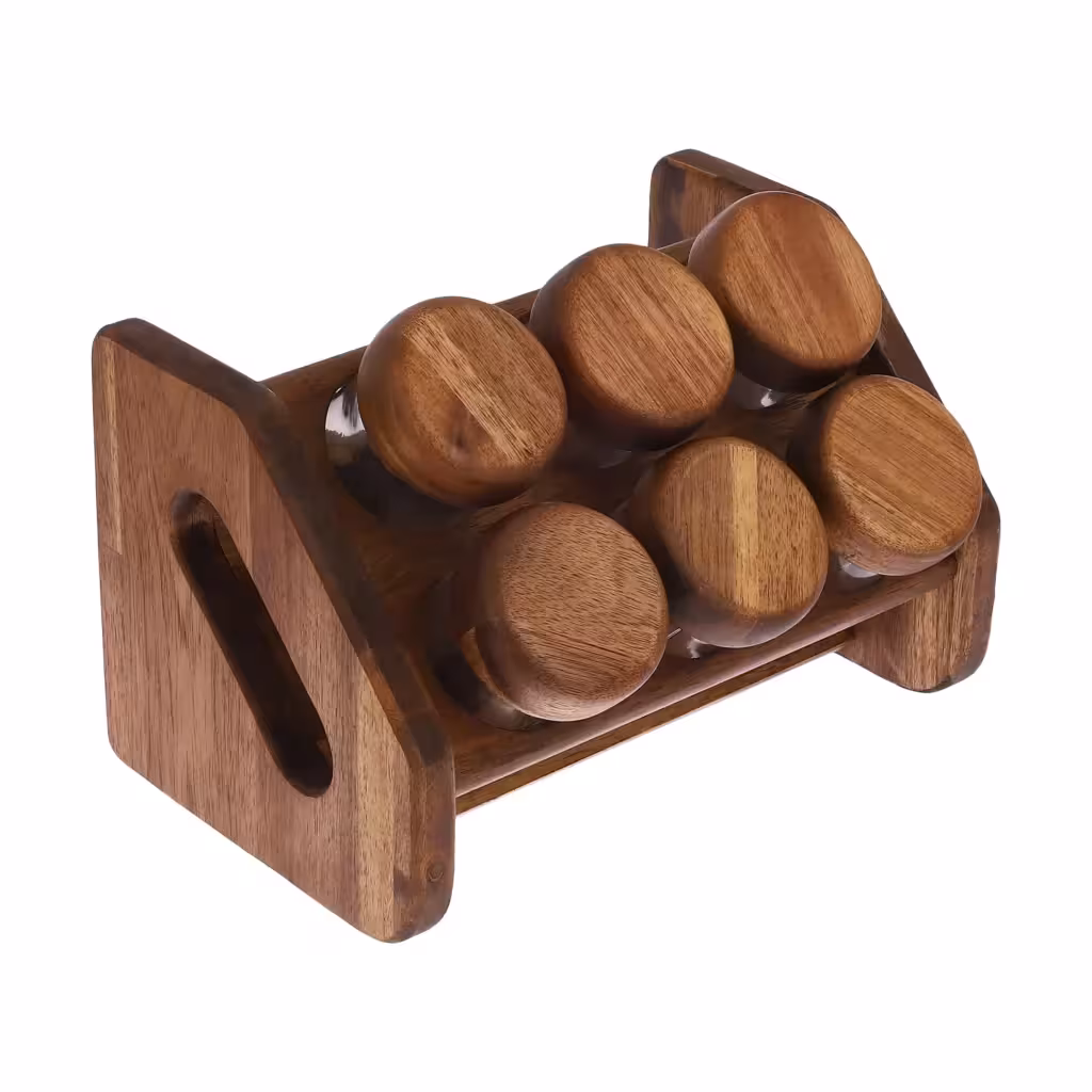 جا ادویه لاناوود مدل کروما پلاس – 6 عددی مدل کج ایستاده لوکس