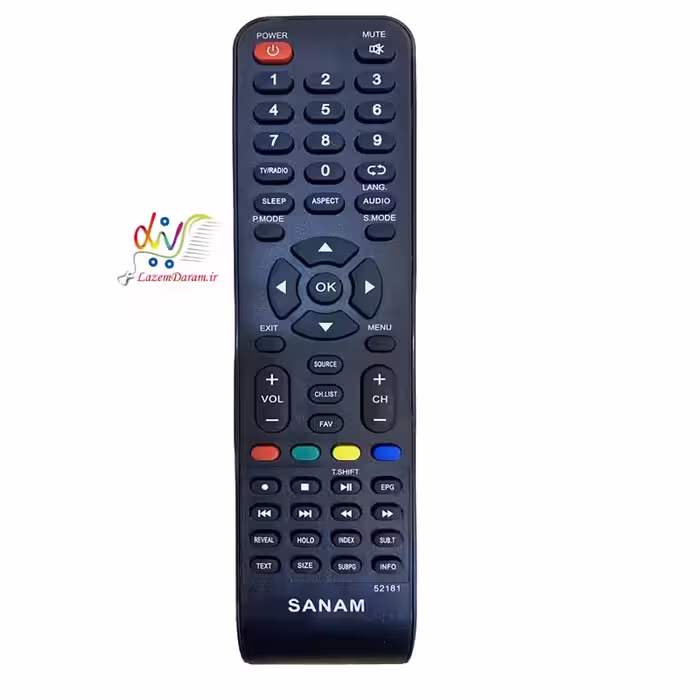 کنترل تلویزیون صنام52181