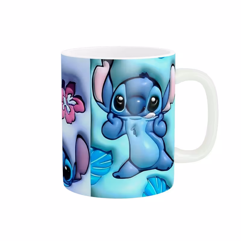 ماگ پادآفرین مدل کارتون استیچ stitch سه بعدی کد 085